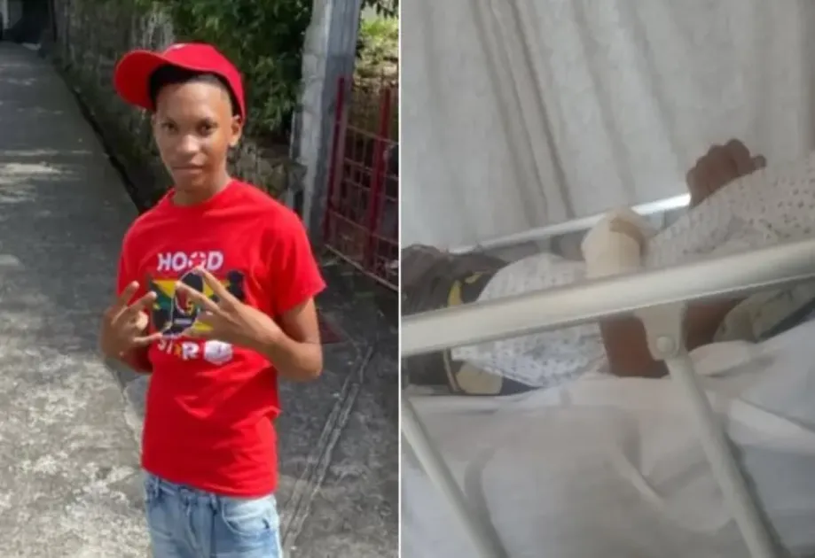 The young star was targeted in an attempted robbery by a group of ten adult men.