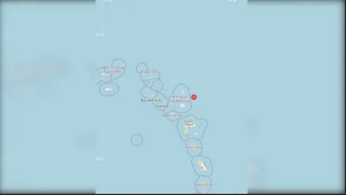 The earthquake notably struck around 6:40 am according to local time and was reported at a depth of 10km and 66 km away from Antigua and Barbuda.
