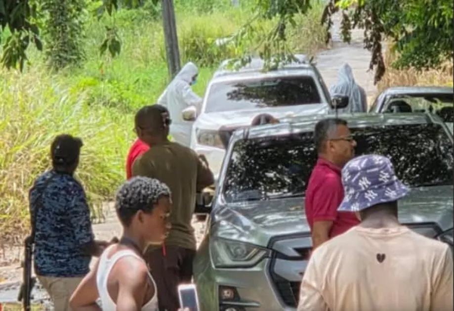 Garvin Patterson, the victim was found murdered in the backseat of his white Nissan Almera motor car in Valencia, along the roadway in Smith lands, Balisier Road, Aripo.