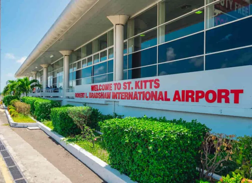 American Airlines will operate the first flight from JFK Airport to Robert L. Bradshaw International Airport. American Airlines will operate the first flight from JFK Airport to Robert L. Bradshaw International Airport.