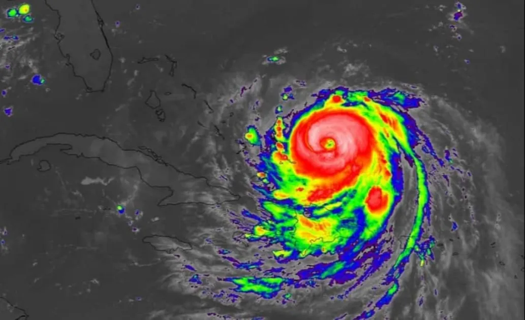 An alert has been issued for the Bahamas as the Category 4 hurricane moves east of its southern side.