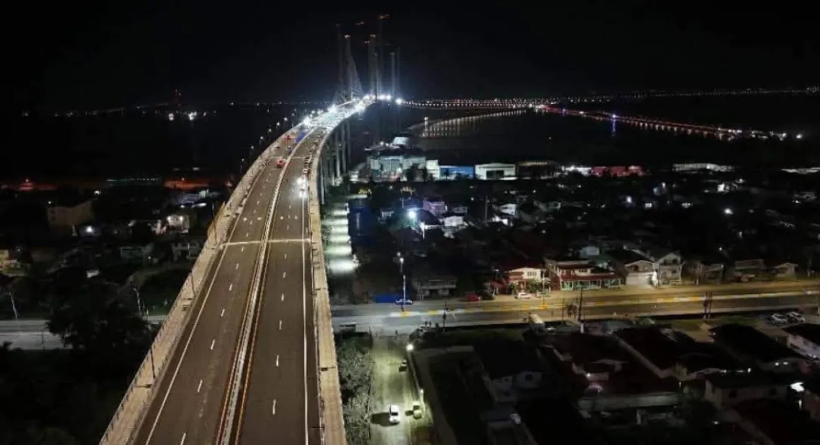 Guyana: Last phase of concrete pouring completed for new Demerara Bridge