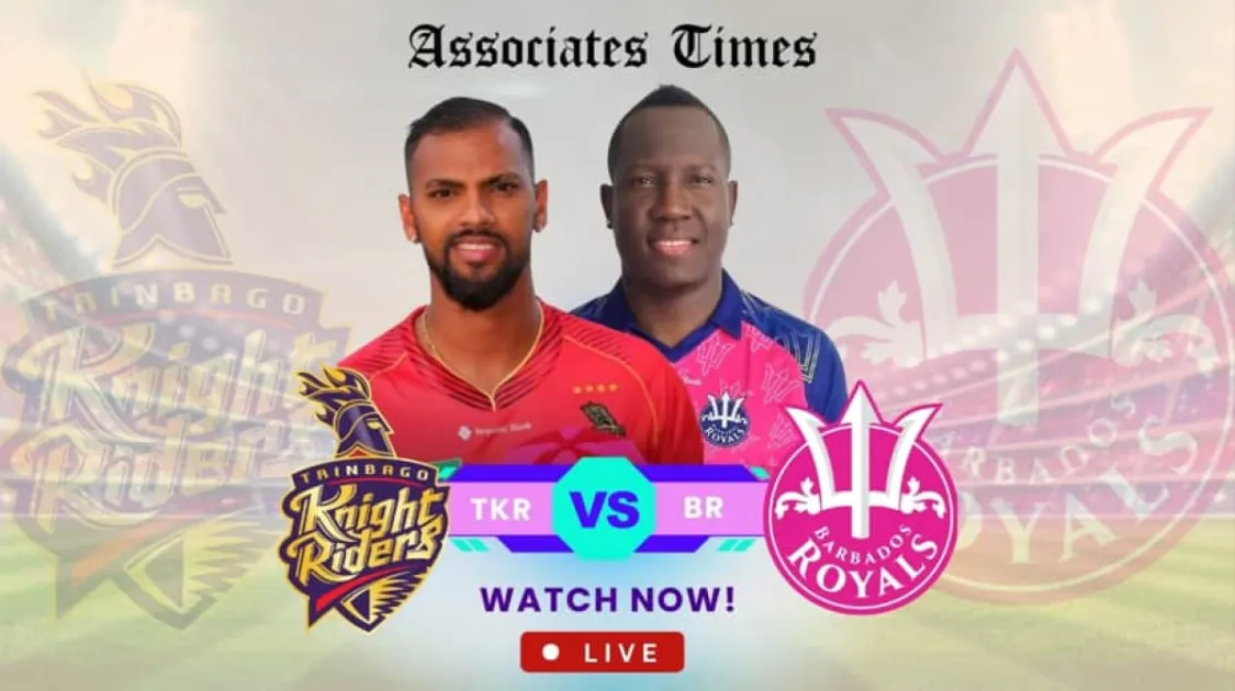 Trinbago Knight Riders wins by 7 wickets. Stay updated with live scores, real-time commentary and breaking news on CPL 2025, exclusively on Associates Times.