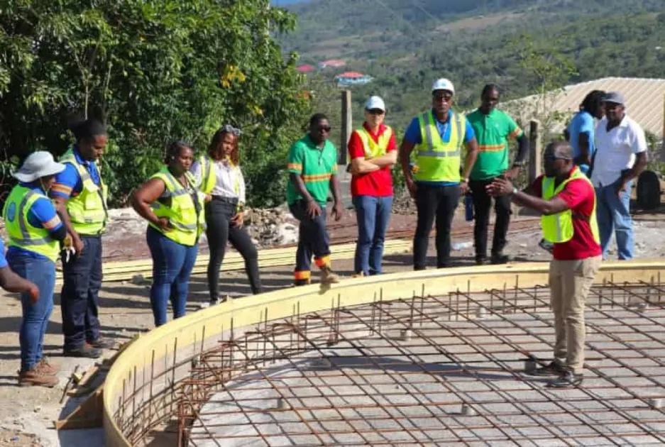 Tevin Andrews announced that key water access projects are either near completion or under construction to improve supply across the island.