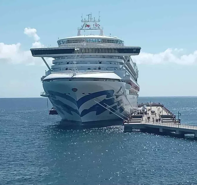 Grand Princess to make 10 scheduled calls to St Kitts during 2025/2026 cruise season
