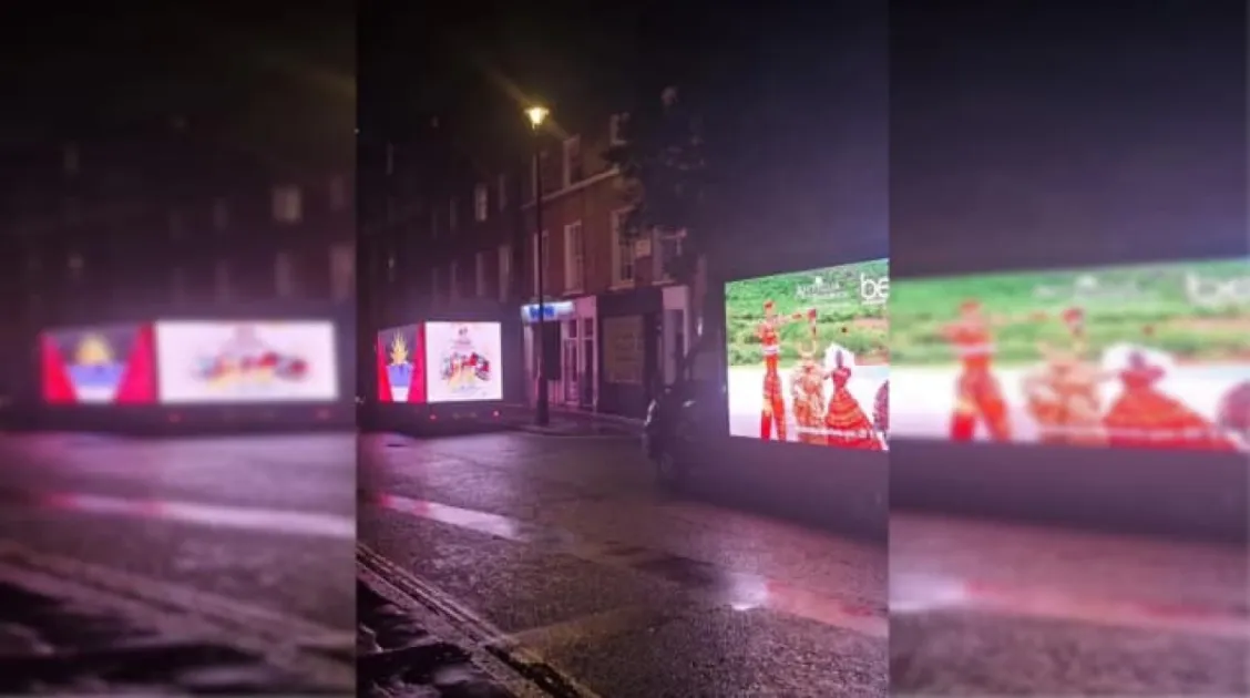 Six LED Trucks bring Antigua and Barbuda’s 44th Independence spirit to London