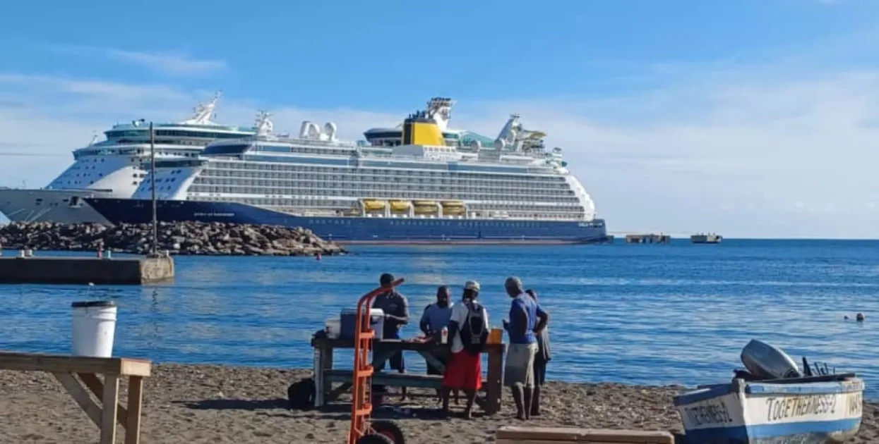 Two cruise ships dock at Port Zante bringing 4000 passengers in one day   