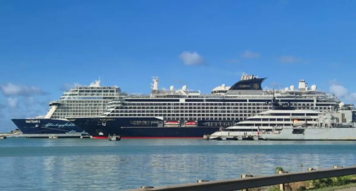 Antigua sees surge in Cruise arrivals with up to four ships docking daily