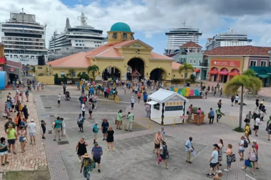Over 11,600 passengers arrive in St Kitts onboard four cruise ships