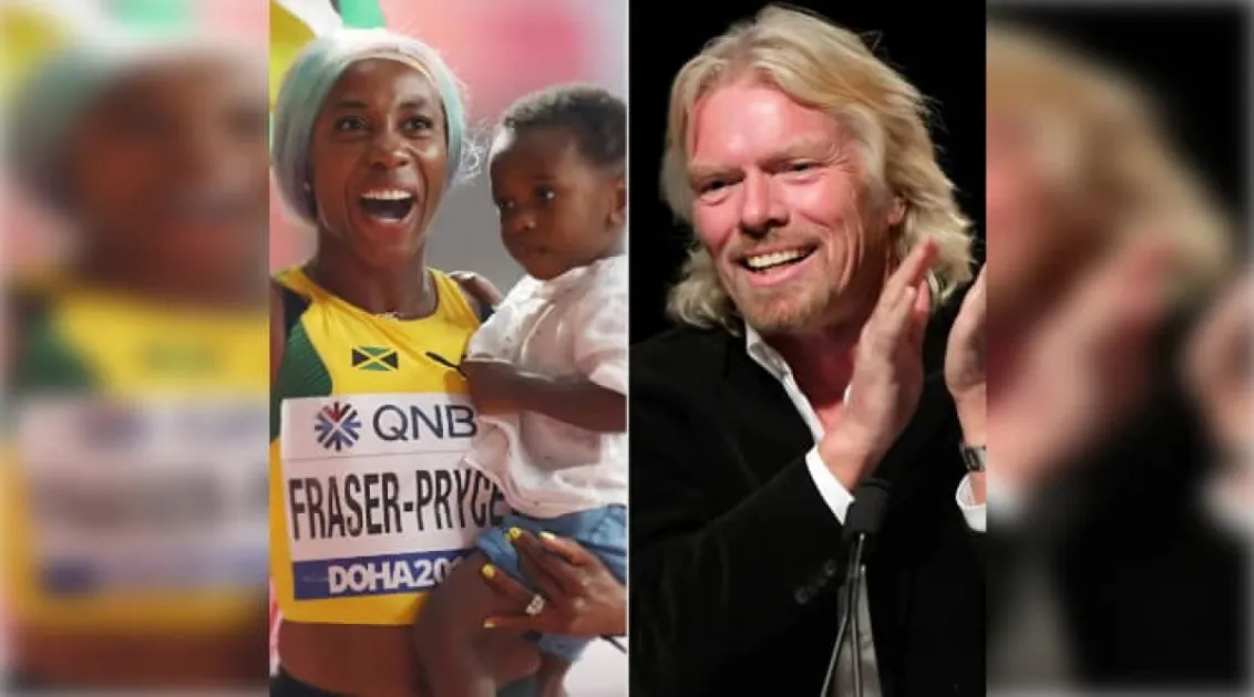 Branson, a huge fan of Fraser Pryce, flew the athlete to London in a private jet and arranged a luxurious 7-day stay in a penthouse.