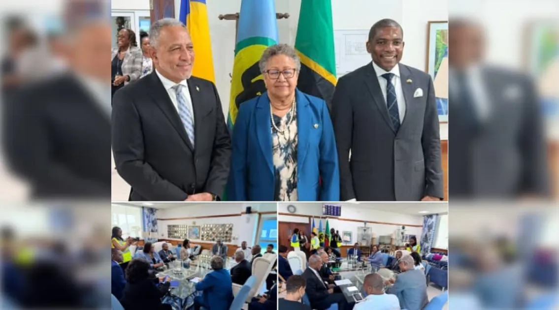 CARICOM Chair Dr Terrance Drew begins high-level regional engagements in St Vincent