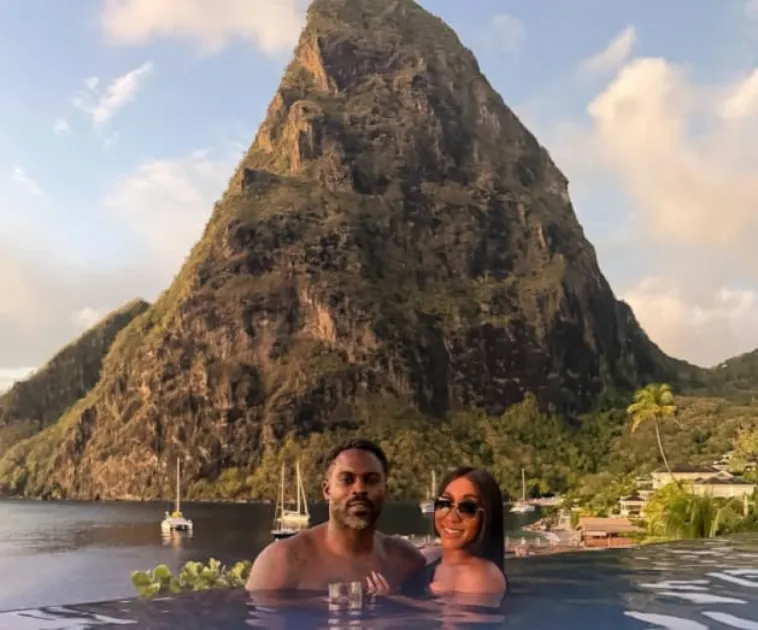 NFL legend Michael Vick enjoys romantic getaway in Saint Lucia