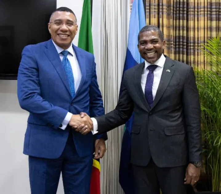 PM Dr Terrance Drew holds high-level talks with Jamaican leaders ahead of CARICOM Summit