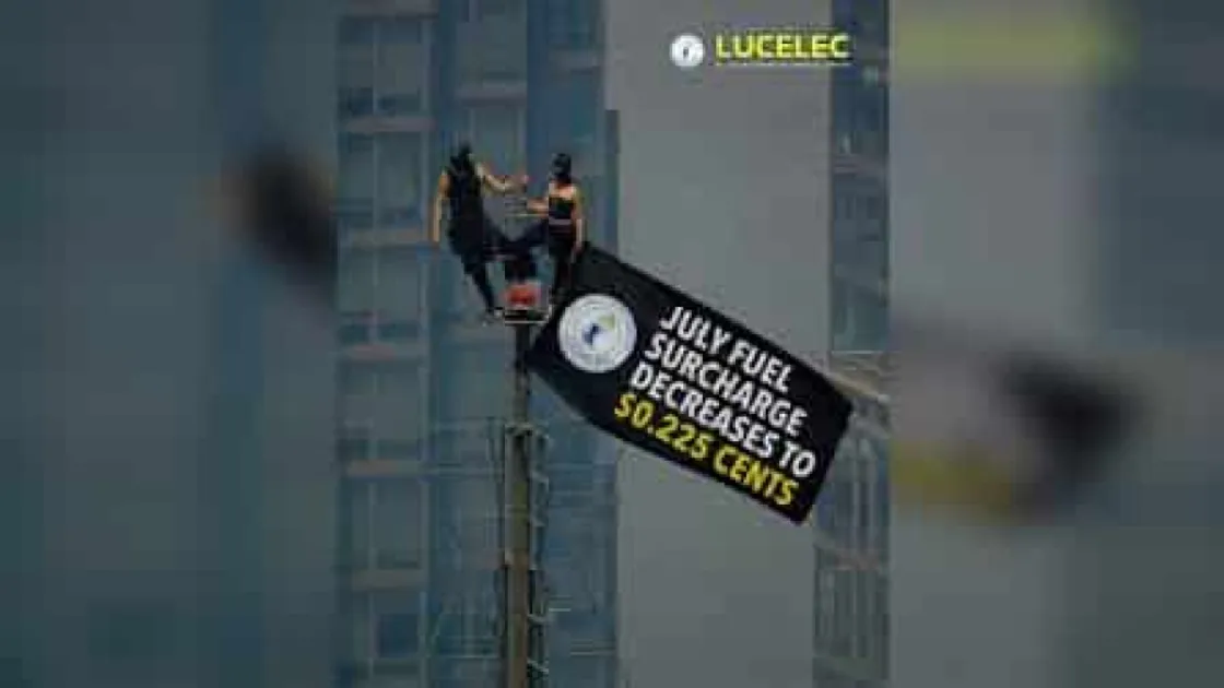 Saint Lucia: LUCELEC reduces July fuel surcharge following lower global fuel prices
