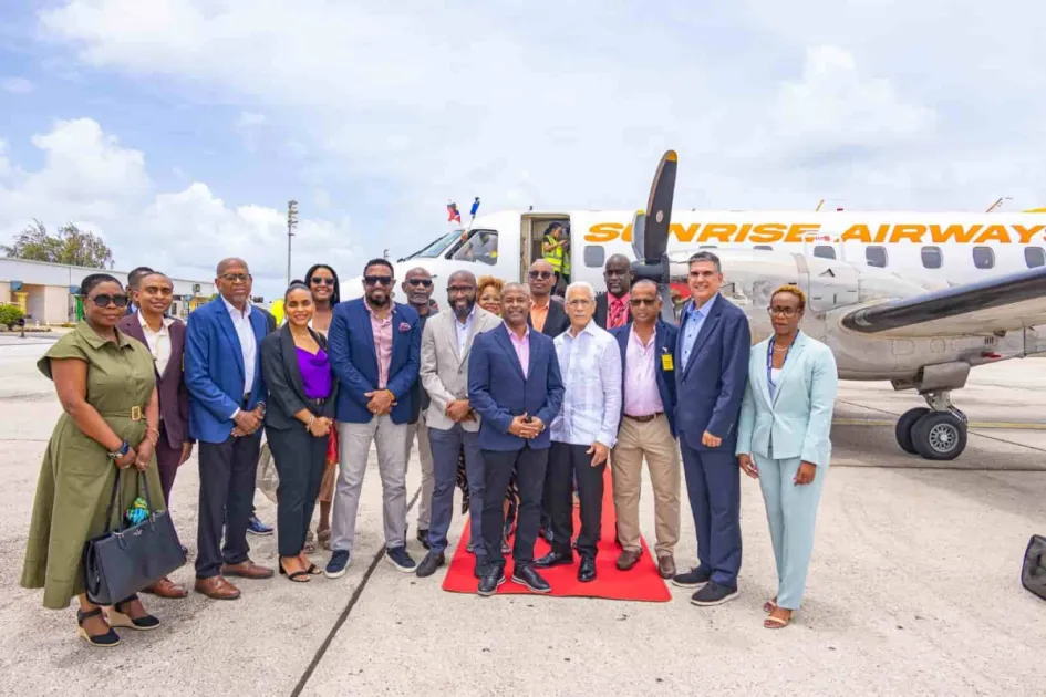 Sunrise Airways launches direct Antigua-Barbados service with inaugural flight