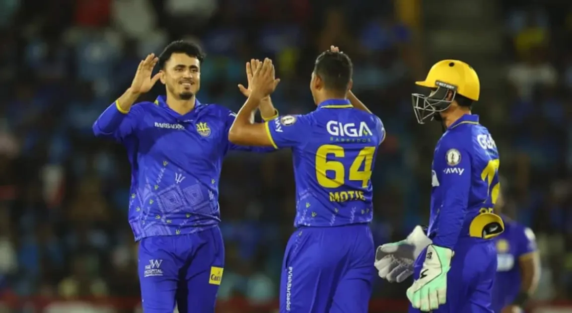 Barbados Tridents hold off Saint Lucia Kings in rain-shortened CPL Match