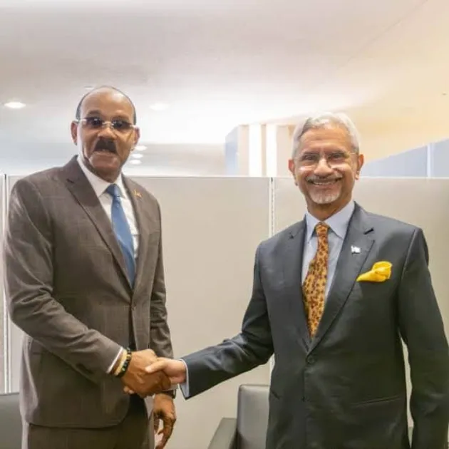 PM Gaston Browne meets India’s Jaishankar on sidelines of UNGA81