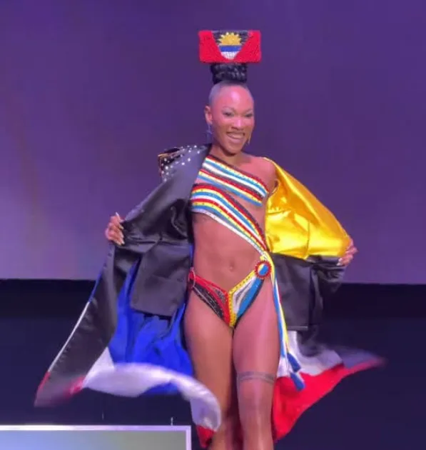 Antigua’s Zaine Fredrick named first runner-up at international swimsuit pageant