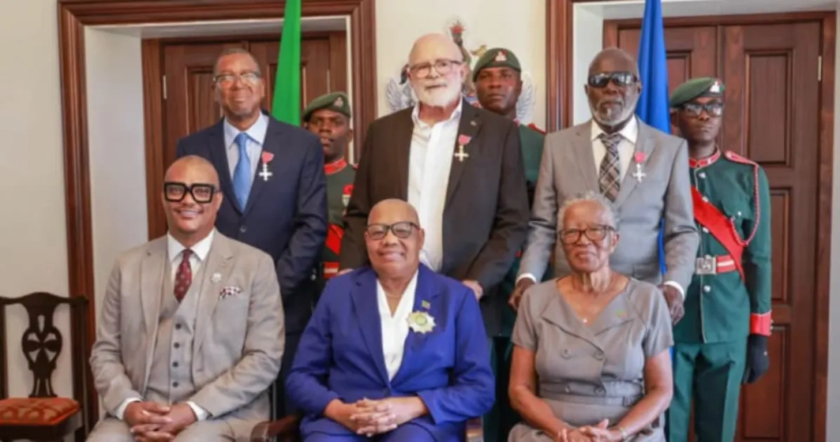 John Emile Ferdinand, Jonathan Winston Bass and Captain Winston Alphanso Skeete received honours for their contributions to law, business leadership and maritime services.