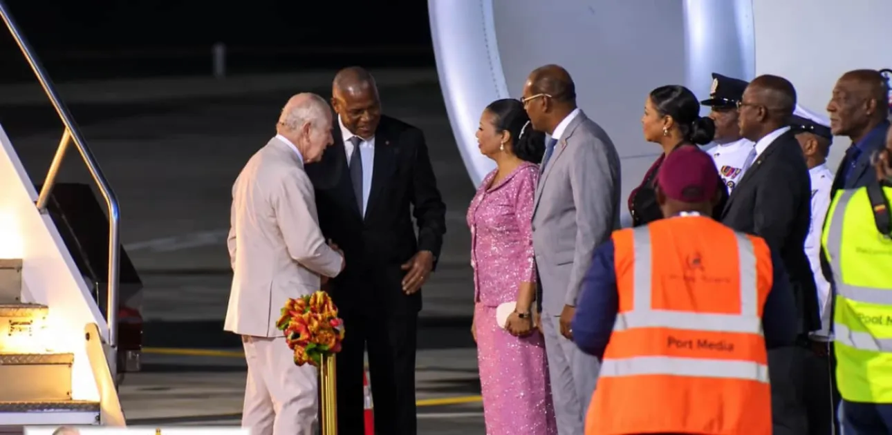 King Charles III arrives in Antigua and Barbuda for 2026 Commonwealth Heads of Government Meeting